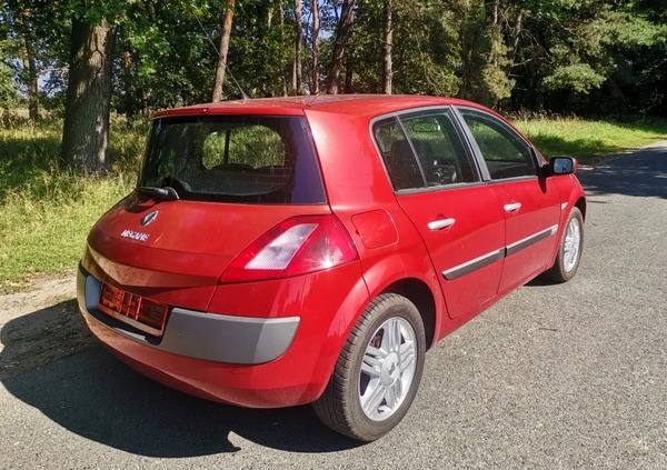 Renault Megane cena 5500 przebieg: 153900, rok produkcji 2003 z Słubice małe 232